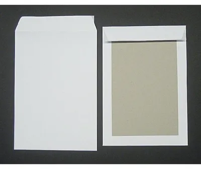 Produktbild von Versandtaschen C4 120g/qm haftklebend Papprückwand VE=100 St. weiß