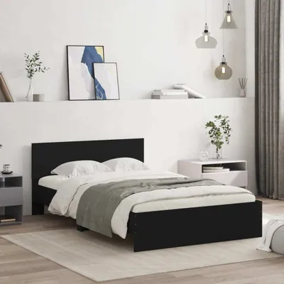 Productafbeelding van Maison Exclusive - Bedpootjes, zwart, voor bed met afmetingen 135 x 190 cm