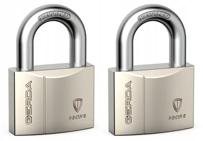 Produktbild von GERDA SECURE 2 Vorhängeschlösser Einzelschließung Satin 40mm