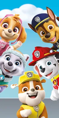 Produktbild von Paw Patrol Happy Glance Badetuch, Strandtuch 70x140cm