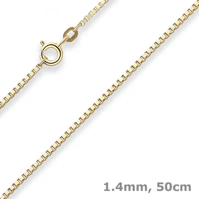 1-4mm-Veneziakette-aus-333-Gelbgold-50cm