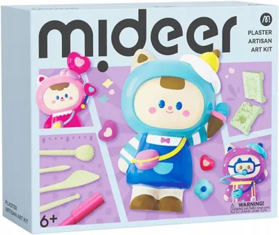 Produktbild von Mideer Gips Bastelset Puppen Kreativ-Set