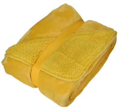 Produktbild von Kuscheldecke mit Flanell und Sherpa 150x200cm Kuscheldecke in 9 Farben
