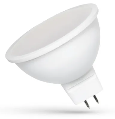 Obrázek produktu pro Spektrum LED žárovka MR16 Reflektor 6W GU5.3 12V 490lm Neutrální bílá 4000K 100°