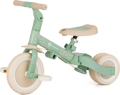 Obrázek produktu pro PETITE&MARS Tříkolka multifunkční 5v1 Turbo - limitovaná edice Green Twist