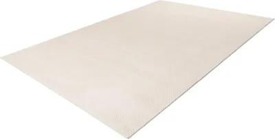 Produktbild von Pierre Cardin Tropez modernes niedrigfloriges Teppich 120x170 cm creme weiß mit 3D-Effekt und eleganter Ausstrahlung
