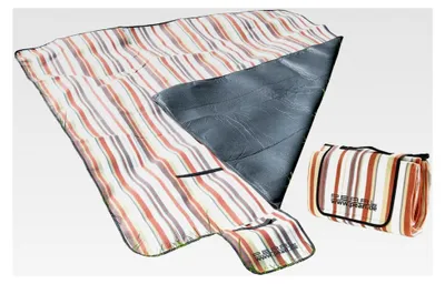 Produktbild von Picknickdecke: Fleece-Picknickdecke 200 x 175 cm mit wasserabweisender Unterseite