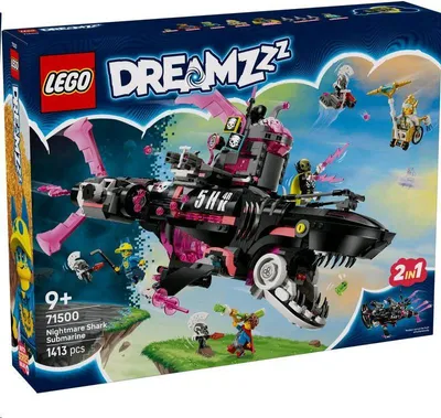 Obrázok produktu pre LEGO DREAMZzz Žraločkoponorka z nočných môr, Stavebnica, 9 rok / roky, Plast, 1413 kusov, 2,11 kg