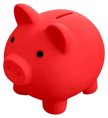 Produktbild von Sparschwein, Spardose für Kinder, zur Heimdekoration, als Geburtstagsgeschenk, Weihnachtsgeschenk, Halloween-Geschenk (rot)