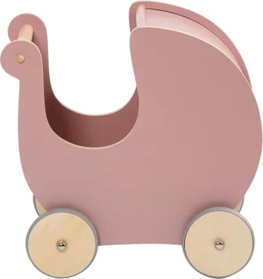 Produktbild von Sebra Holzpuppenwagen Blossom Pink | Puppenwagen