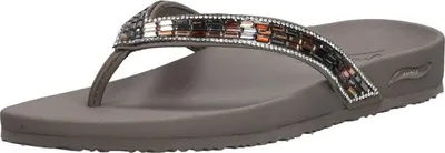 Productafbeelding van Skechers Arch Fit Meditation Teenslippers - taupe - Maat 38