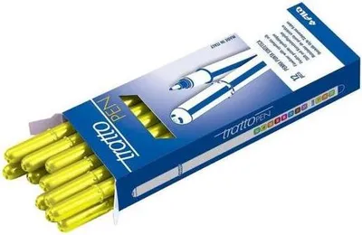 Image de Tratto PEN stylo-feutre Jaune 12 pièce(s)