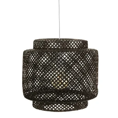 Produktbild von Atmosphera - Hängelampe - Bambus - Ø40cm - Schwarz