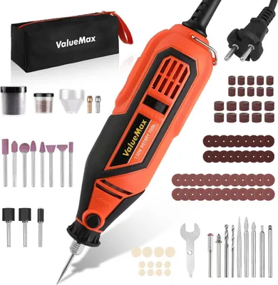 Produktbild von Multifunktionswerkzeug 130W mit 120 Zubehör - Rotationswerkzeug Graviergerät U/min 35000