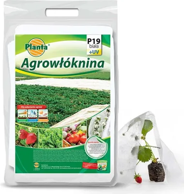 Produktbild von Planta Agrofaser-Abdeckvlies, weiß, 160 x 2000 cm, 19 g/m², 1 Stück
