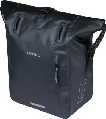 Obrázok produktu pre Jednotlivá taška Basil Rivo M Tarpaulin MIK 12–15 l, 14 × 25 × 38 cm – čierna
