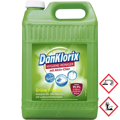 Produktbild von DAN KLORIX Hygienereiniger Grüne Frische 5 Liter