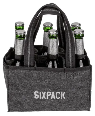 Produktbild von Bier Flaschentasche Männer Handtasche Bierträger SIXPACK Bierflaschen Tasche