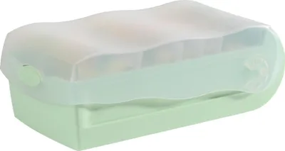 Image de HAN 997-805 HAN CROCO Karteikasten DIN A7 für 900 Karteikarten grün-transparent mit Deckel