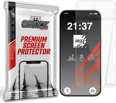 Immagine prodotto di Protezione dello schermo GrizzGlass HybridGlass per Apple iPhone 16 - Trasparente