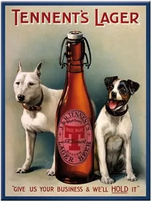 Image de Nostalgic-Art - Aimant 6 x 8 cm - Tennent's Lager