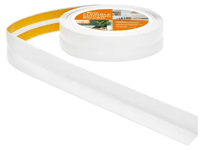 Immagine prodotto di Listello di finitura in PVC, 30x30 mm, autoadesivo - Bianco, 5 metri