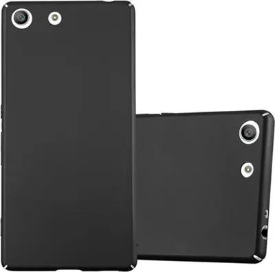 Produktbild von Cadorabo Hülle für Sony Xperia M5 Schutzhülle in Schwarz Hard Case Handy Hülle Etui