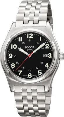Produktbild von Boccia 3674-02 Herren-Titanuhr mit Saphirglas