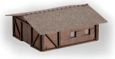Produktbild von NOCH Kleingebäude-Set, Z (1:220), Braun, Weiß