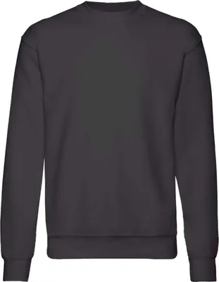 Produktbild von Fruit Of The Loom Kinder Pullover Premium 70/30 (2 Stück/Packung) RW6860 (3/4 Jahre) (Schwarz)