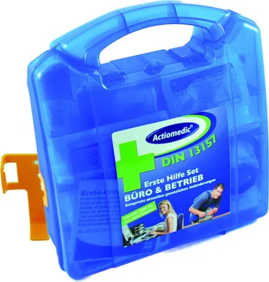 Produktbild von GRAMM medical Verbandkoffer OFFICE DIN 13 157, blau