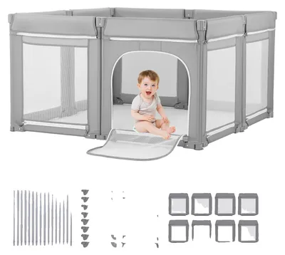 Image de Aire de jeux, construction robuste, conception respirante, surface de 1500 à 2500 pouces carrés.