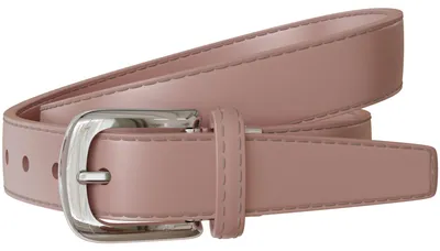 Produktbild von Damen Spalt Leder Gürtel 30mm Sommer Farben Silberne Schließe 30696 Rosa 100
