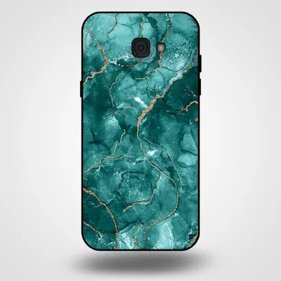 Image de Smartphonica Coque pour Samsung Galaxy A7 2017 avec impression marbre - Coque arrière en TPU avec design marbre - Vert doré