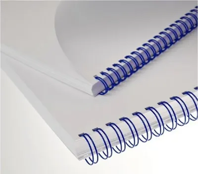 Image de Vázací hřbet RENZ kovový (3/1") A4 průměr 16mm modrý 50ks
