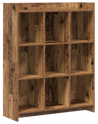 Zdjęcie produktu dla Regał na książki vidaXL z drewna postarzanego 87,5 x 30 x 111 cm z płyt drewnopochodnych