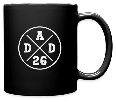 Produktbild von Spreadshirt Papa Dad Vater 2026 Vatertag Geschenk Werdender Papa Tasse Einfarbig, One size, Schwarz