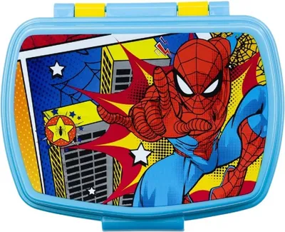 Produktbild von Spiderman Kinder Brotdose – Lunchbox Pausenbox Schulbrotbox