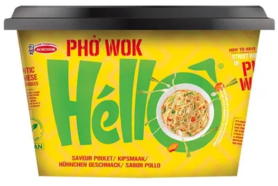 Productafbeelding van Hello Pho Instant Pho Wok Kipsmaak Glutenvrij (76 gr)