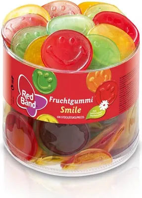 Produktbild von Red Band Fruchtgummi Smile 100 Stück, 1150g