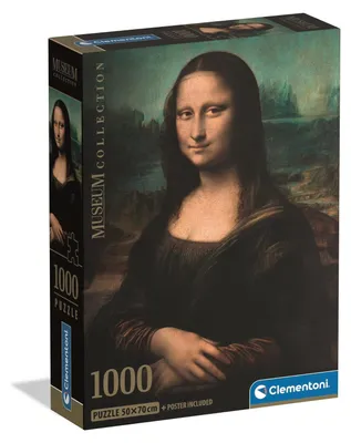 Image de Puzzle CLE 1000 CompactMus.Leonardo Gioconda 37094