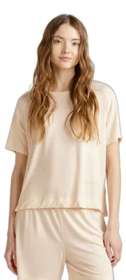 Productafbeelding van United Colors of Benetton T-shirt 36MX3M07A, top van pyjama, beige, maat S, dames