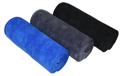 Zdjęcie produktu dla Zestaw 3 ręczników sportowych z mikrofibry do siłowni i jogi