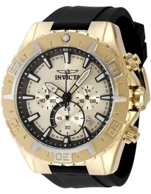 Immagine prodotto di Invicta Aviator 49222 Orologio da Uomo - Movimento al Quarzo - Acciaio Inossidabile con Quadrante Oro - 49 mm