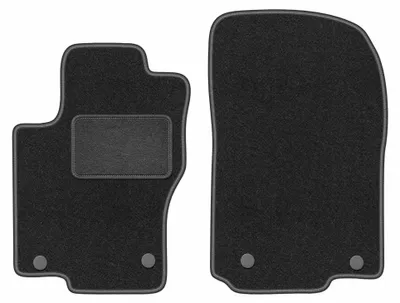 Immagine prodotto di Tappetini anteriori in moquette per Mercedes GLE W166 2011-2015 (SUV) – 2 pezzi, grigio grafite, su misura – Wielganizator LUX