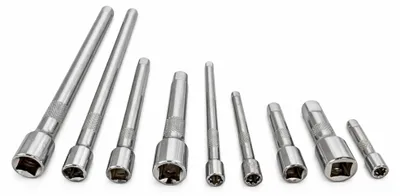 Immagine prodotto di Set di prolunghe per chiavi a bussola e cricchetti, estensioni, raccordi per auto e industriali, 9 pezzi Gebo Tools