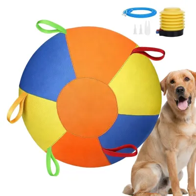 Produktbild von Aufblasbarer Hüteball für Hunde mit Griff