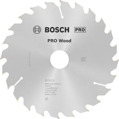 Produktbild von PRO Wood Kreissägeblatt, 180 x 2,6 x 30 mm, Z24