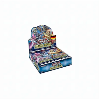 Produktbild von Yu-Gi-Oh! 'Genesis Impact' 1. Auflage Booster Pack deutsch , Menge:1x sealed box (24 Stück)