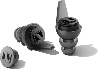 Image de Bouchons d'oreille insonorisants avec 2 filtres, noir, protection auditive